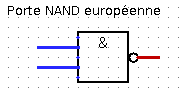porte NAND européeenne